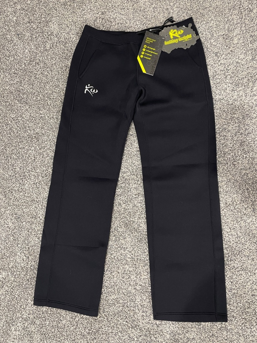 Kutting Weight Heat Generating Black Active Pants XL NWT